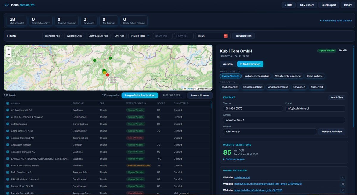 Internes CRM Lead Tool